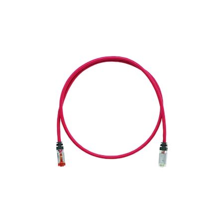 KEY COP PATCH CORD CAT6A S/FTP 10M RED